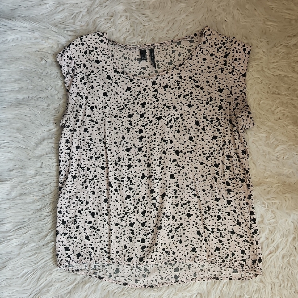 Elegant Speckled Women's Blouse